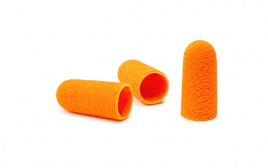 Колпачок шлиф. d=11 мм, удлиненные, конические, крупная крошка (оранж) 10шт/уп.