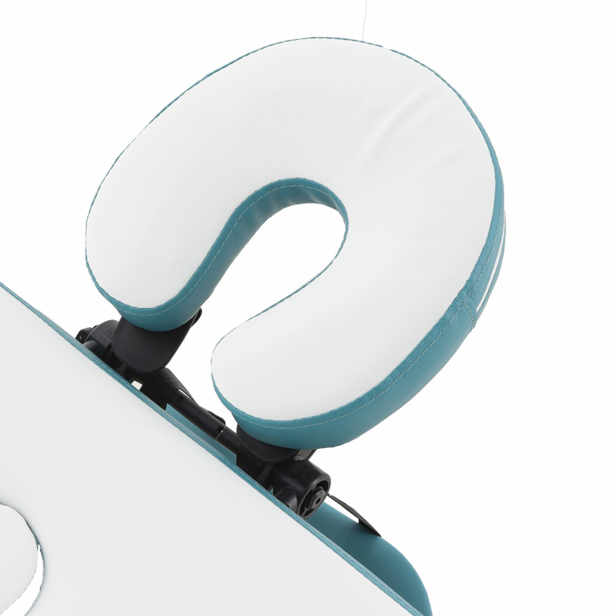 Массажный стол складной деревянный Med-Mos JF-AY01 2-х секционный (светлая рама) фото 10