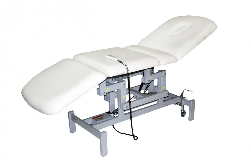 Косметологическая кушетка "Ондеви-4", 4 электропривода, проводной пульт управления фото 1