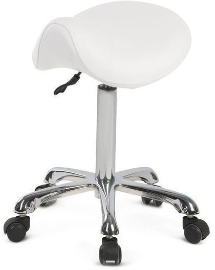 Стул косметолога К15 седло хром. без спинки фото 1
