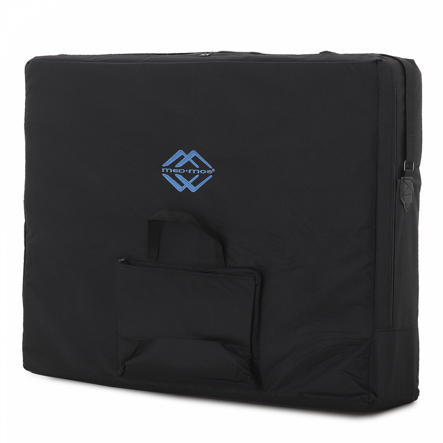 Массажный стол складной деревянный Med-Mos JF-AY01 2-х секционный (темная рама) фото 17