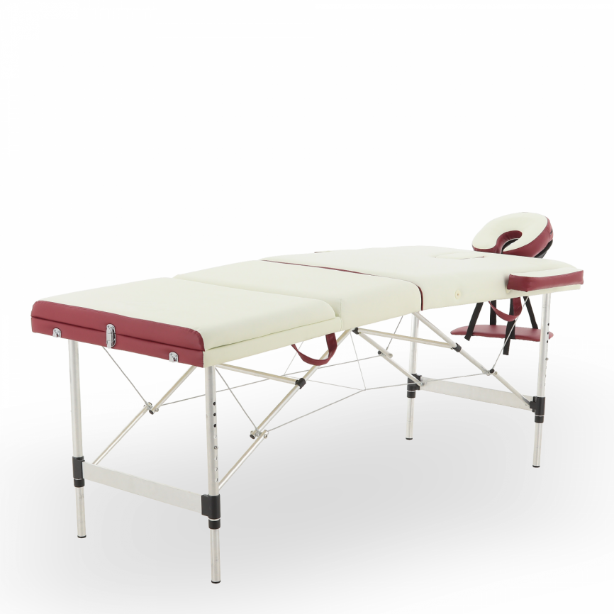 Массажный стол складной алюминиевый Med-Mos JFAL01A 3-х секционный фото 6