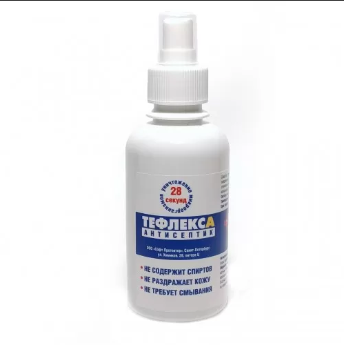 ТефлексА кожный антисептик, спрей,100мл фото 1