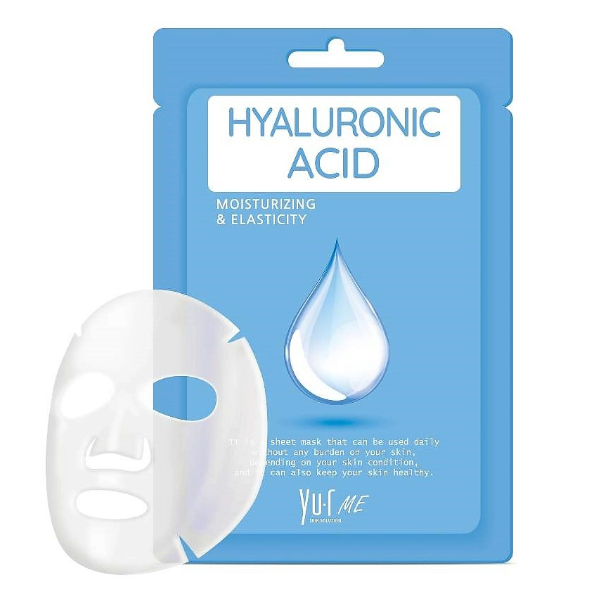 Маска для лица с гиалуроновой кислотой YU.R ME Hyaluronic Acid Sheet Mask фото 1