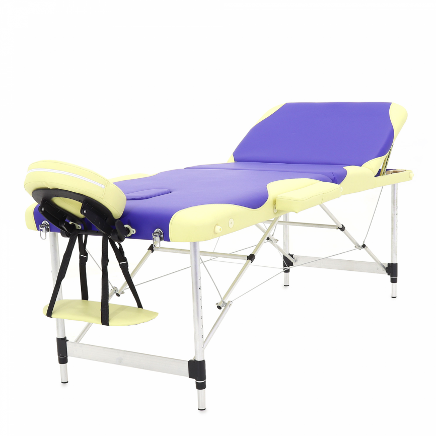 Массажный стол складной алюминиевый Med-Mos JFAL01A М/К (3-х секционный) (МСТ-102Л) фото 3