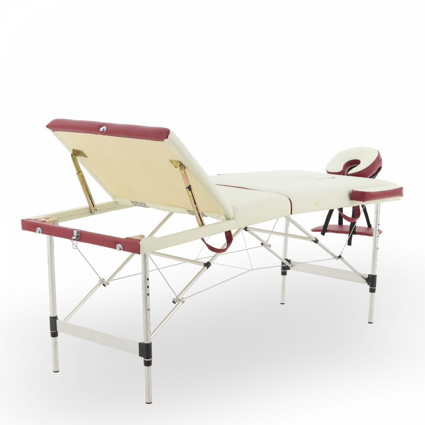 Массажный стол складной алюминиевый Med-Mos JFAL01A 3-х секционный фото 5